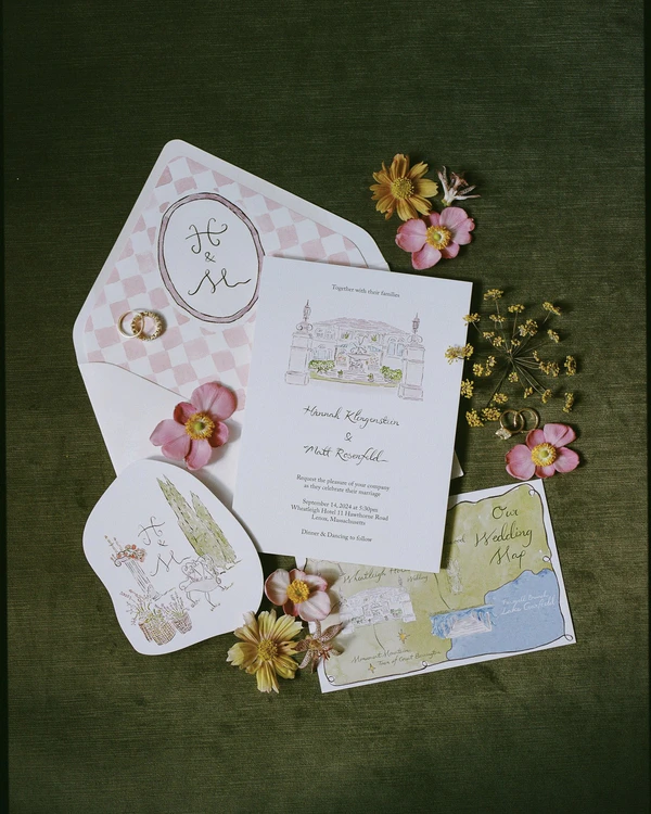 A Colorful & Relaxed Vintage Celebration in The Berkshires