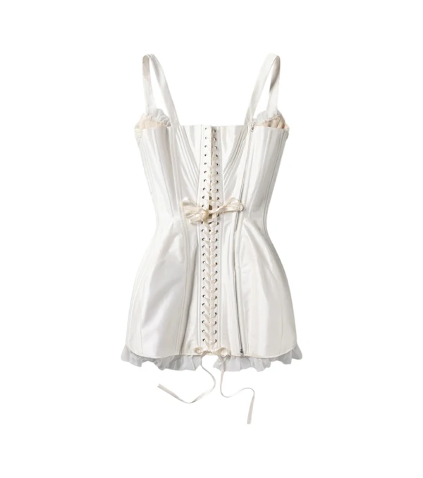 <a href="https://dilarafindikoglu.com/products/shield-dress-ivory?variant=64066595029369">DILARA FINDIKOGLU Dress</a>, $4392