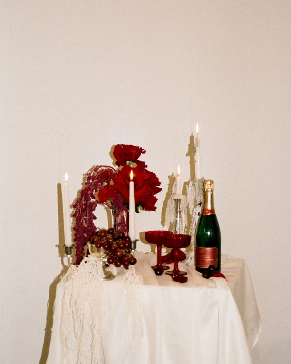 As the World Falls Down in Red