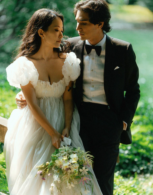 An Enchanting Wedding Amongst a Classic Manor Garden