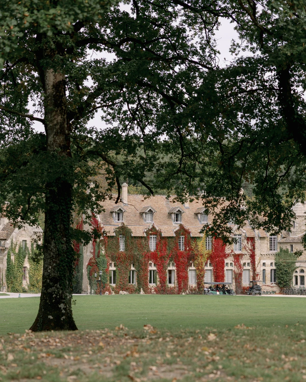 A Romantic Parisian Wedding in a Cinematic Open-Air Abbey