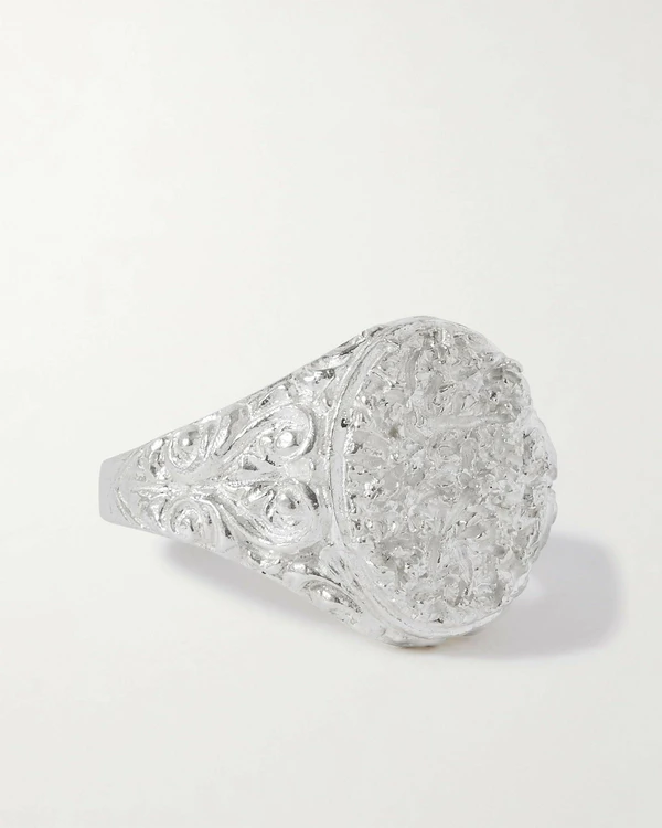Trendy Silver Jewelry For a Groom