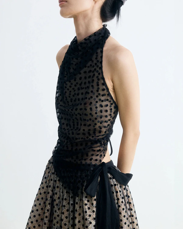 30 Stylish and So On-Trend Polka Dot Wedding Guest Dresses