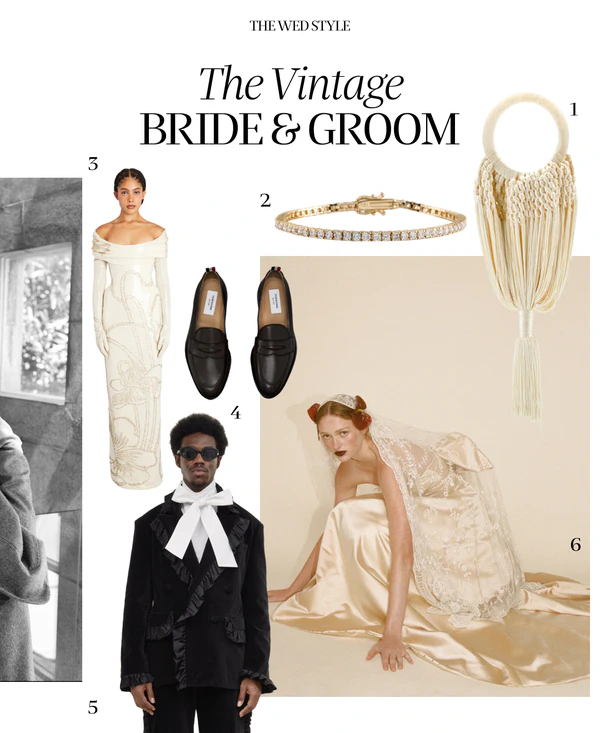 THE WED Style: Vintage-Inspired Bride & Groom Looks