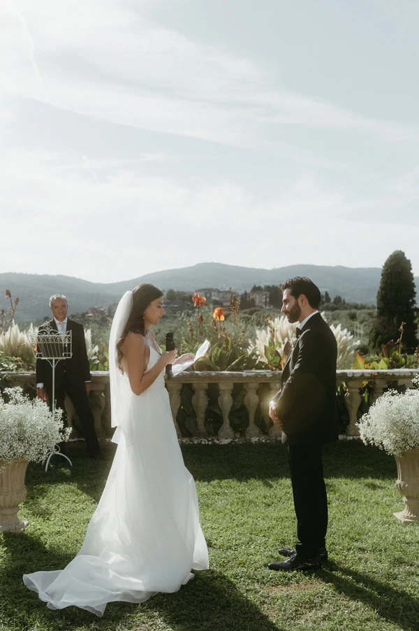 Intimate Wedding in Tuscany's Breathtaking Scenery