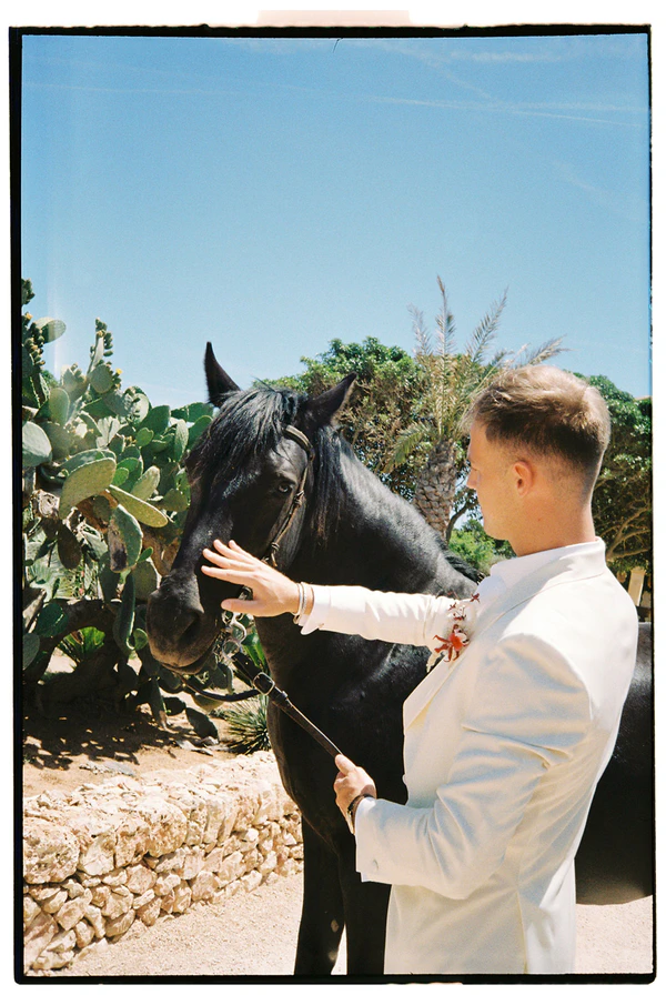 Giant Sculptural Florals & Dreamy Drapery by Mia Sylvia at This Stone Quarry Wedding in Menorca