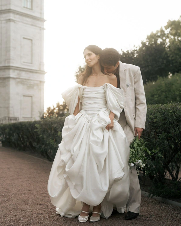 A Pride & Prejudice Inspired Wedding Set in a Romantic 18th-Century Palace Garden