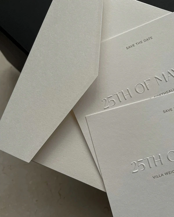 28 Minimalist Wedding Invitation Ideas