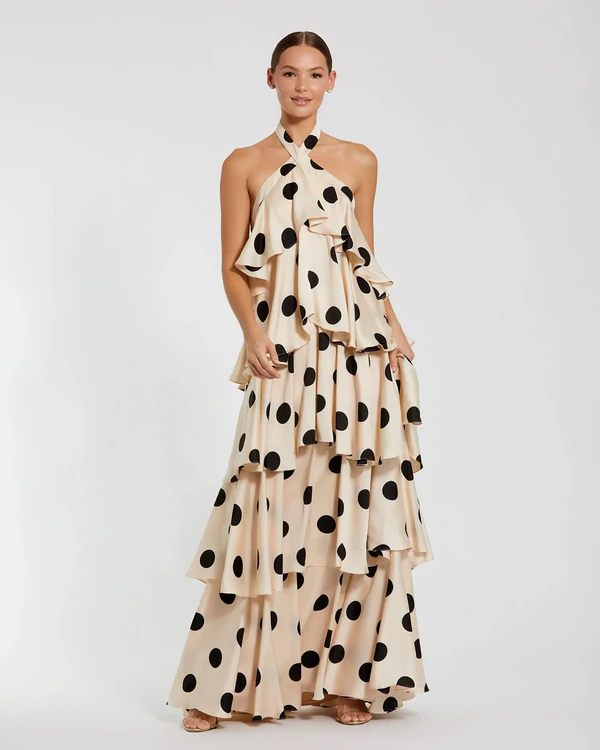 30 Stylish and So On-Trend Polka Dot Wedding Guest Dresses