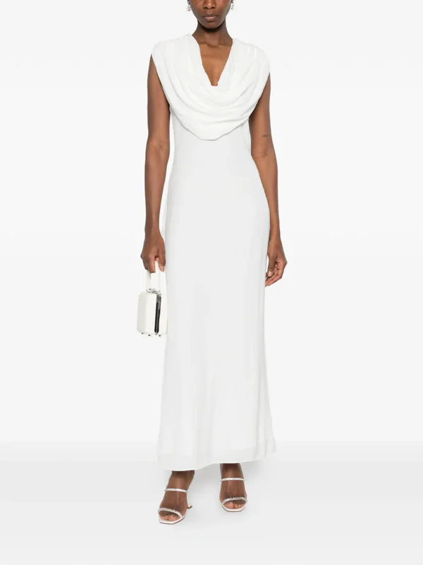 <a href="https://www.farfetch.com/shopping/women/rotate-birger-christensen-maxi-waterfall-sleeveless-dress-item-33322503.aspx">ROTATE Dress</a> from Farfetch, $424