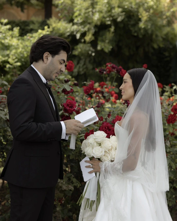 An Intimate Gothic Romance Elopement at a Historic Lake Como Villa