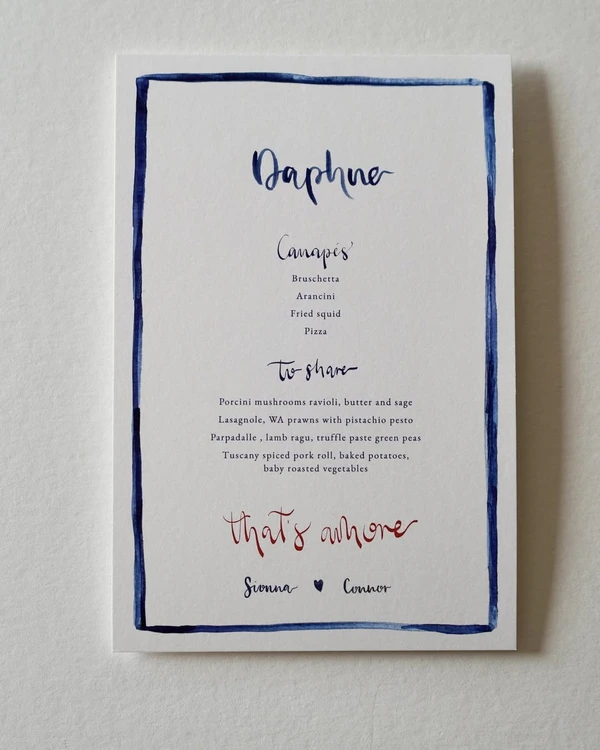 30 Fresh & Stylish Wedding Menu Designs Perfect for Summer