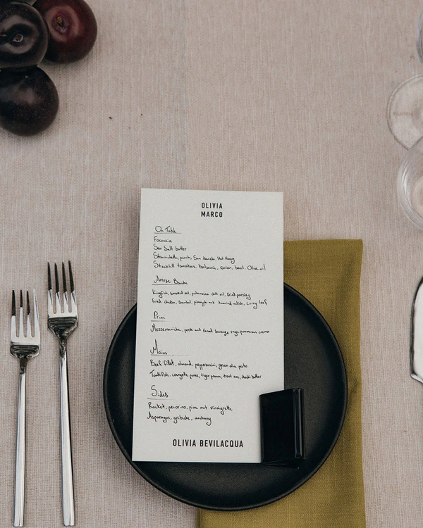 The 7 Secrets Behind Creating a Truly Memorable Wedding Menu