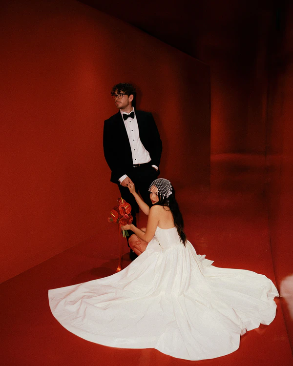 As the World Falls Down in Red