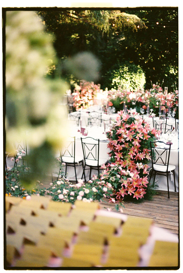 An Effortlessly Chic Garden Wedding in Mallorca with Vintage Details & Mountain Views