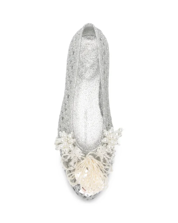 <a href="https://www.farfetch.com/shopping/women/heavenly-jelly-glitter-embellished-flat-pumps-item-36302185.aspx">HEAVENLY JELLY Glitter-Embellished Flat Pumps</a> from Farfetch, $293
