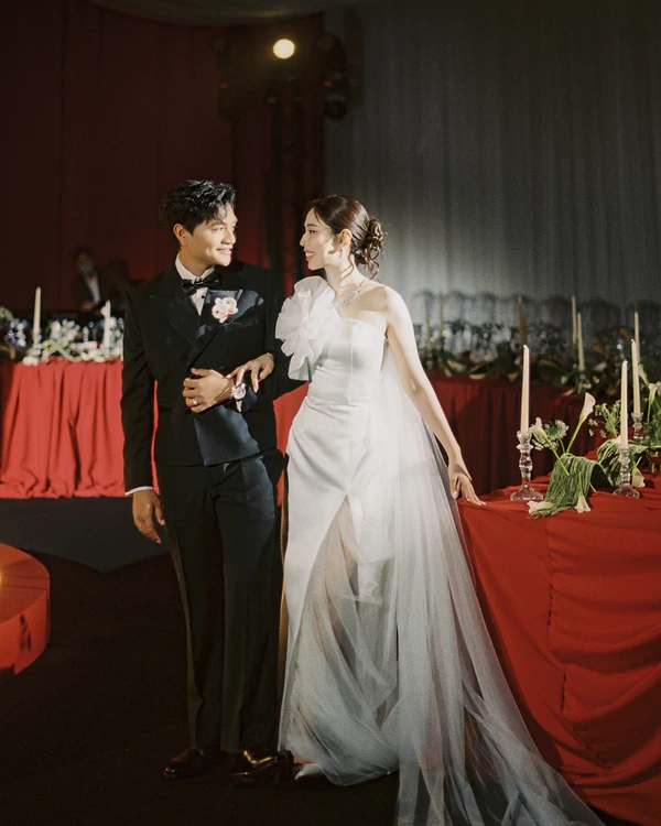 Inside a Lavish Red Custom-Built Wedding in Bangkok