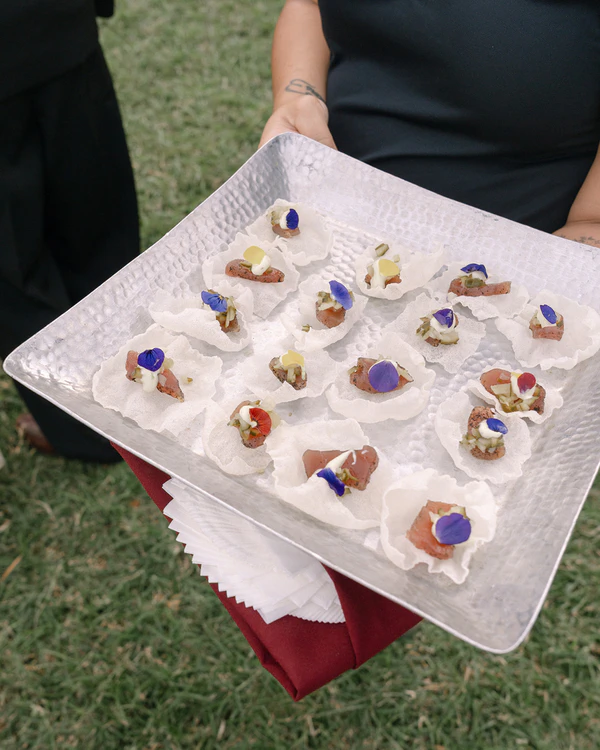 A Bold & Artfully Designed Wedding on the Lush Tropical Shores of Oahu, Hawaii