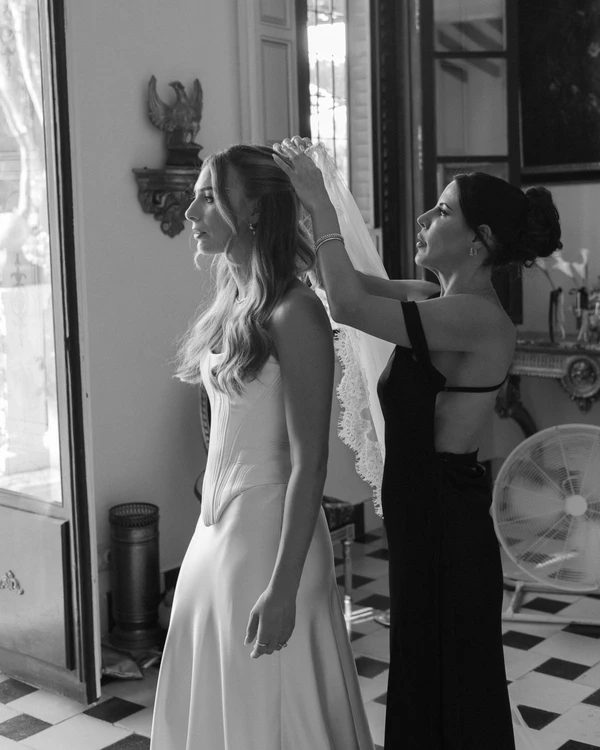 A Modern Coastal Wedding with a Mocha Altar in Altea, Spain