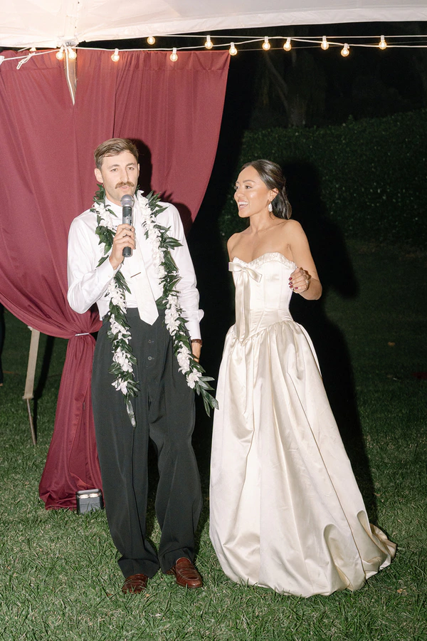 A Bold & Artfully Designed Wedding on the Lush Tropical Shores of Oahu, Hawaii