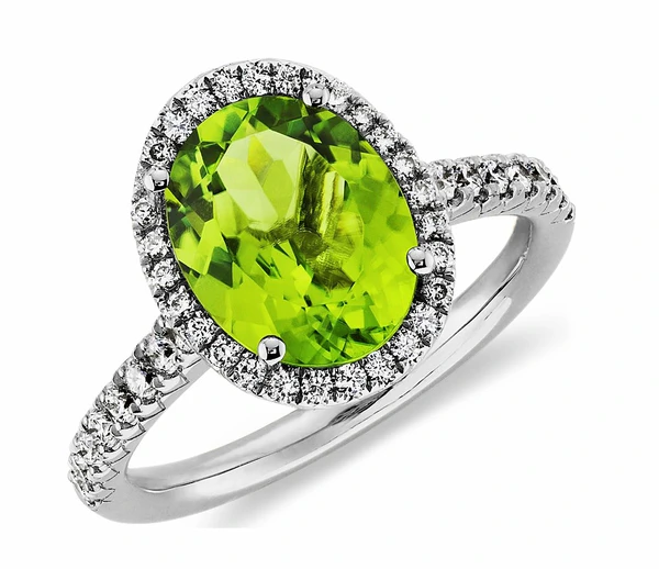 Light Green Engagement Rings