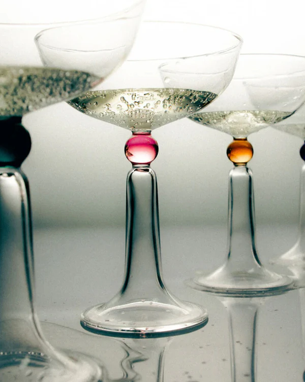 <a href="https://us.maisonbalzac.com/collections/drink/products/tassel-champagne-coupes">MAISON BALZAC Tassel Champagne Coupes</a>, $220
