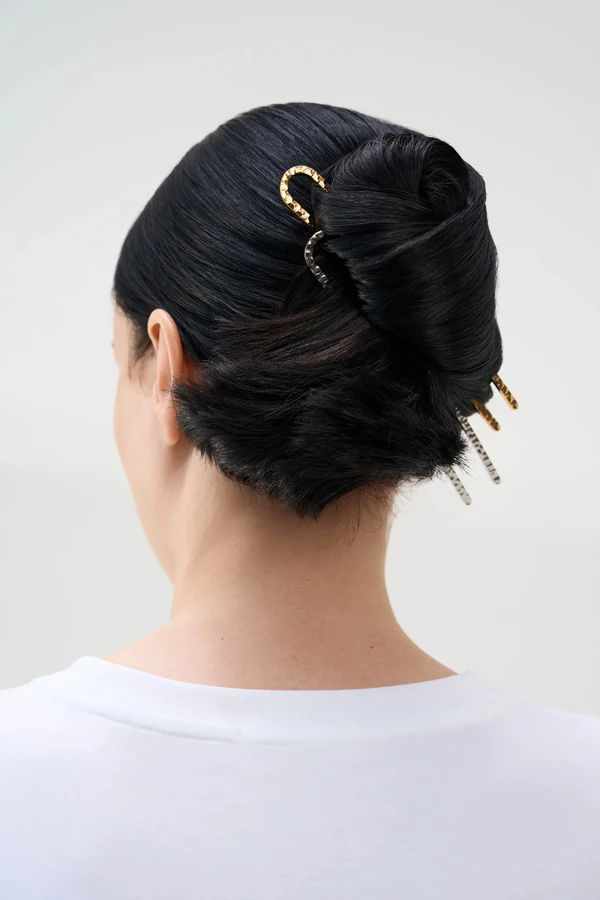 <a href="https://hairmates.shop/collections/pins/products/textured-hairpin-rhodium-plated">HAIRMATES Textured Hairpin</a>, $162