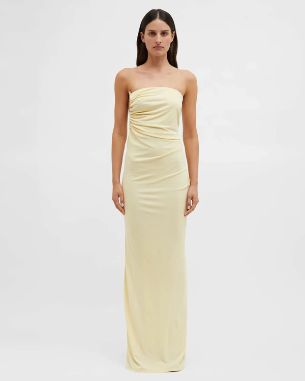 Butter Yellow Bridesmaid Dress Edit