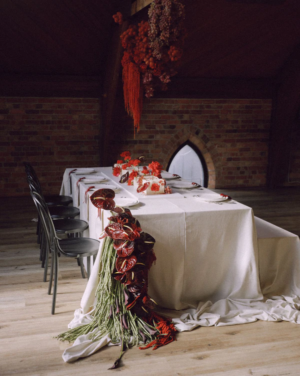 Moody Red Romance