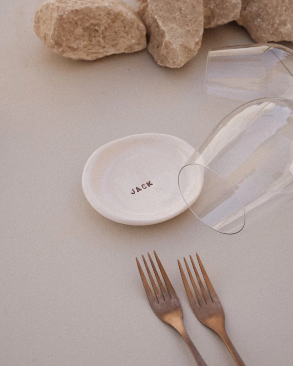 An Intimate Menorca Quarry Wedding with Avant-Garde Design & Vintage Bridal Looks