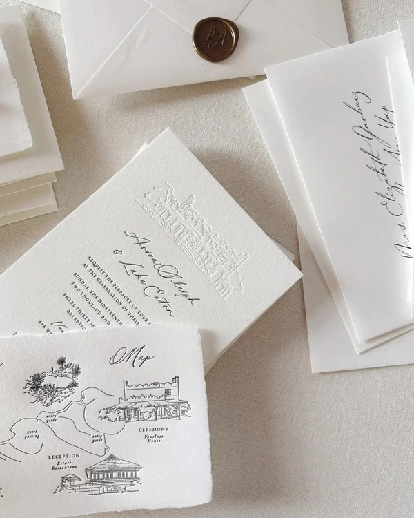 50 Elegant Calligraphy Stationery Designs
