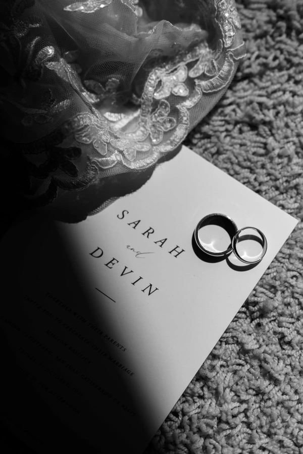 Sarah & Devin: classic black tie wedding in California — photo 4