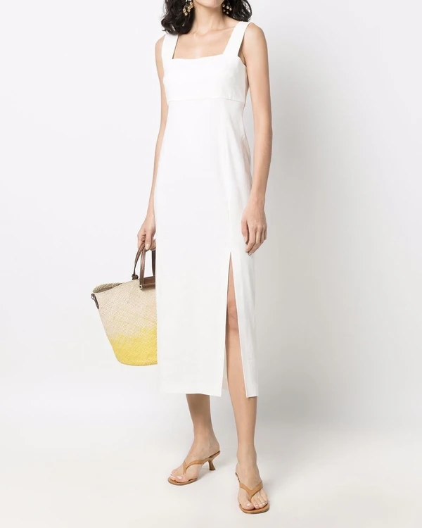 White Linen Dresses for a Summer Wedding