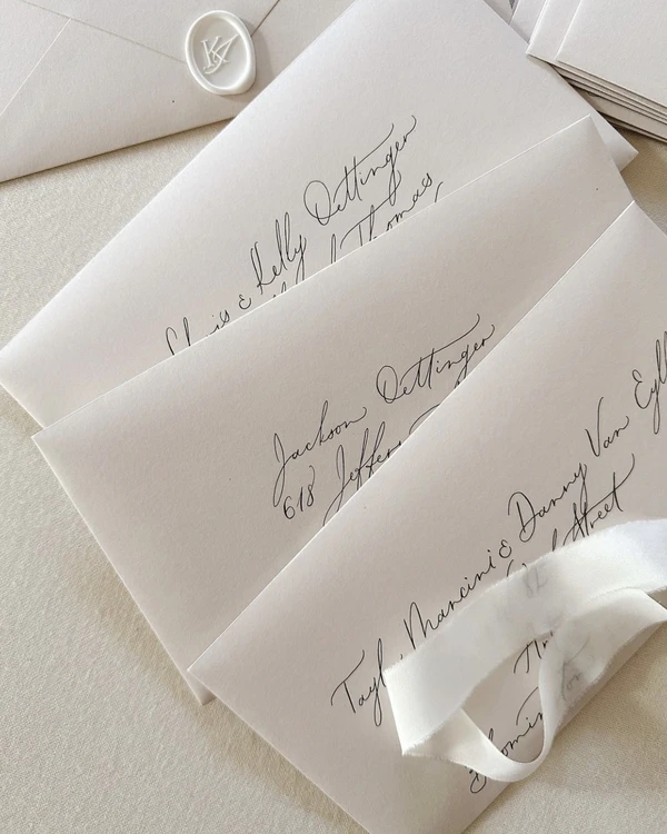 50 Elegant Calligraphy Stationery Designs
