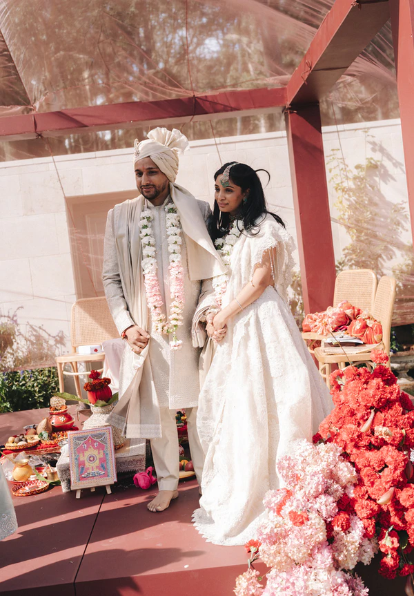 A Two-Day Indian Wedding Inspired by French Bistros, European Gardens & Family Traditions