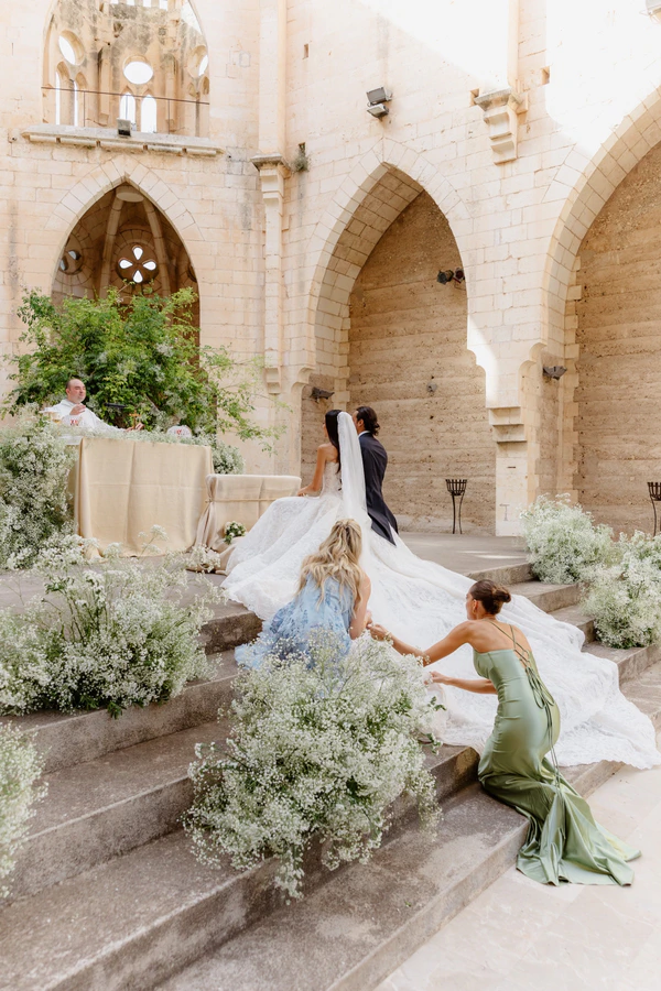Entrepreneur Eva Garzón’s Elegant Mallorca Wedding in a Breathtaking Open-Air Cathedral
