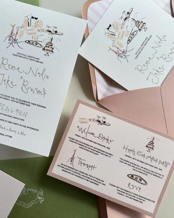 50 Elegant Calligraphy Stationery Designs