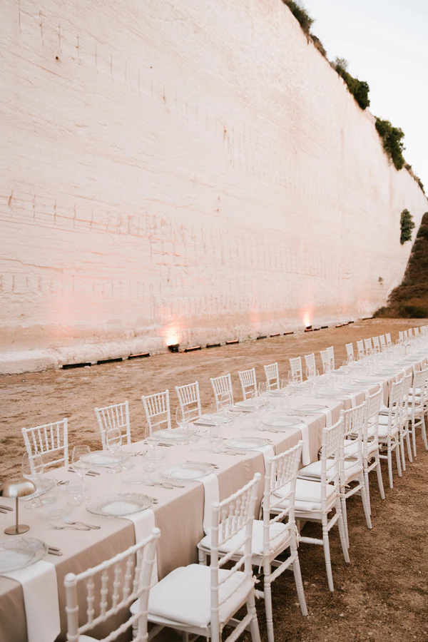 Pastel Florals, Golden Arches & a Dance-Filled Night at This Menorca Quarry Wedding