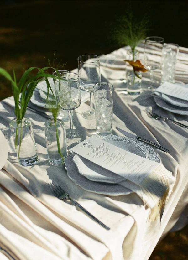 Influencer Jade Mitchell-Clyde's Chic Black-Tie Wedding in California's Gold Country