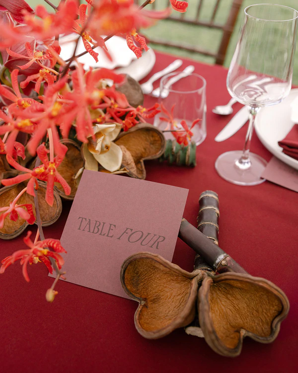 A Bold & Artfully Designed Wedding on the Lush Tropical Shores of Oahu, Hawaii