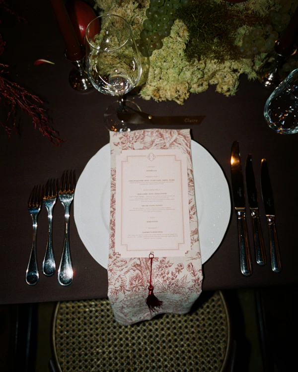 A Romantic Parisian Wedding in a Cinematic Open-Air Abbey