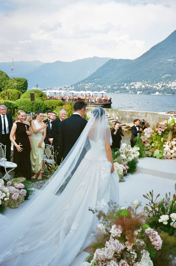 Brittany Netta’s Cinematic Lake Como Wedding Featuring a Bespoke Danielle Frankel Gown