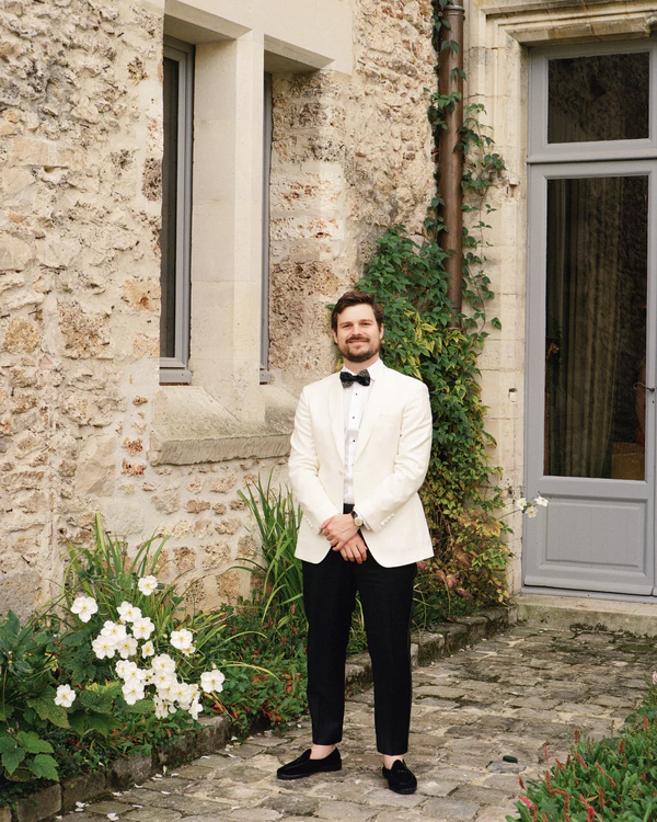 A Romantic Parisian Wedding in a Cinematic Open-Air Abbey