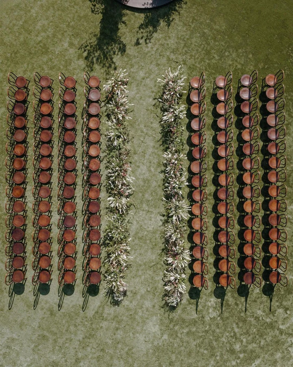 30 Fresh Ideas for Unique Aisle & Ceremony Seating