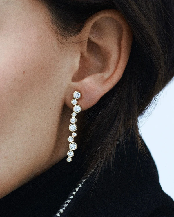 Statement Diamond Earrings for Your Special Day