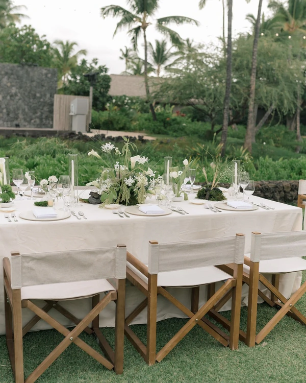 A Tropical Black-Tie Beach Wedding Weekend in Hawaii