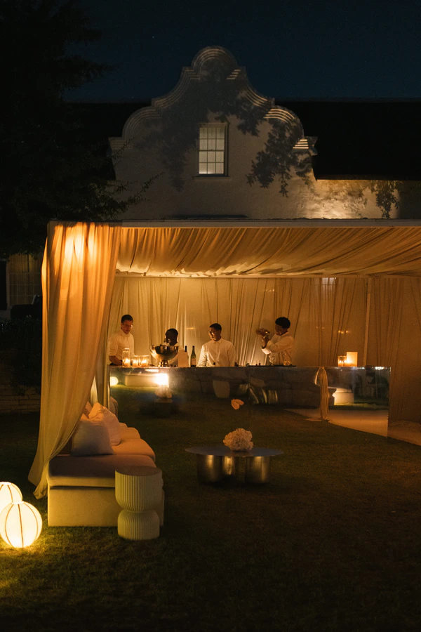 Inside an Artfully Designed Vineyard Wedding Weekend Beneath Table Mountain in South Africa