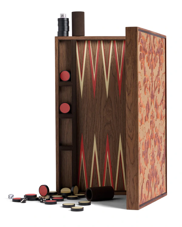 <a href="https://www.l-objet.com/products/fortuny-backgammon-laotze-oxblood-spice?utm_source=the-wed&utm_medium=digital-pr&utm_campaign=lobjet-wedding-gift-guide&utm_content=image-link">L'OBJET Fortuny Backgammon, $2,400</a>