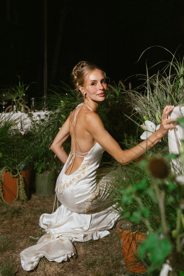 Influencer Jade Mitchell-Clyde's Chic Black-Tie Wedding in California's Gold Country