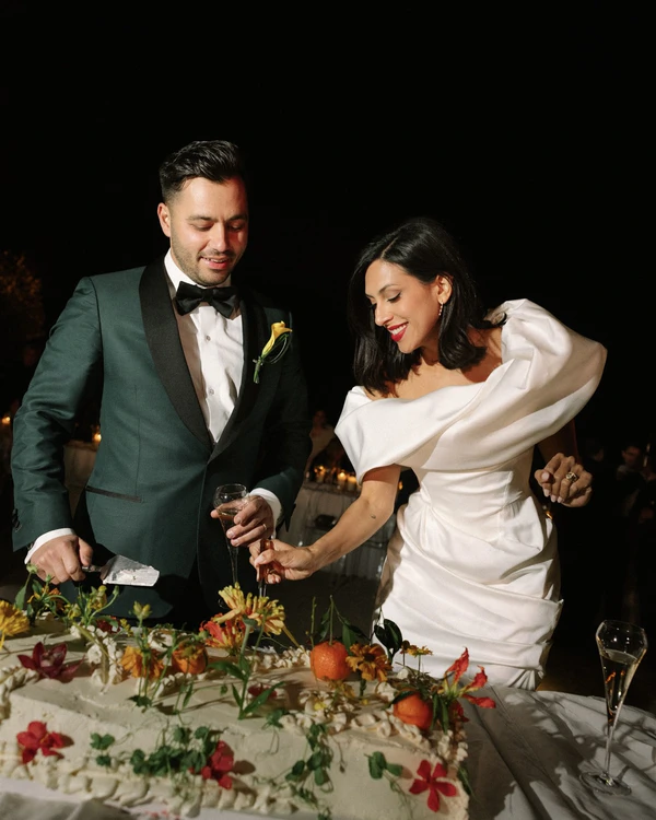 A Vibrant & Artistic Barcelona Wedding Amongst an Iconic Gaudi Masterpiece & Castle Garden